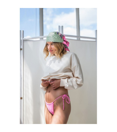 LA111 Bluza ze ściągaczami - waniliowa