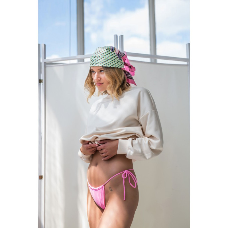 LA111 Bluza ze ściągaczami - waniliowa