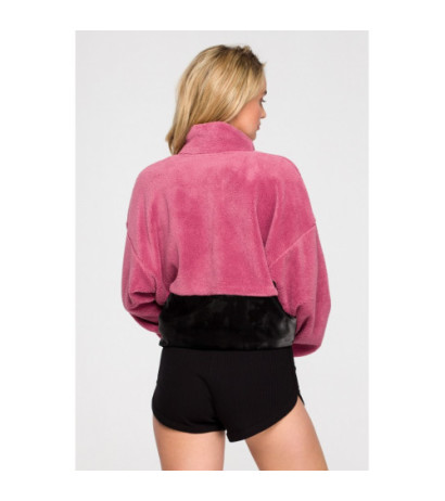 LA114 Pluszowa bluza z kieszenią na rzep - model 4