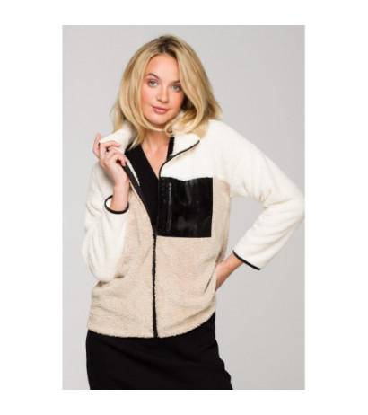 LA115 Pluszowa bluza na zamek - model 3