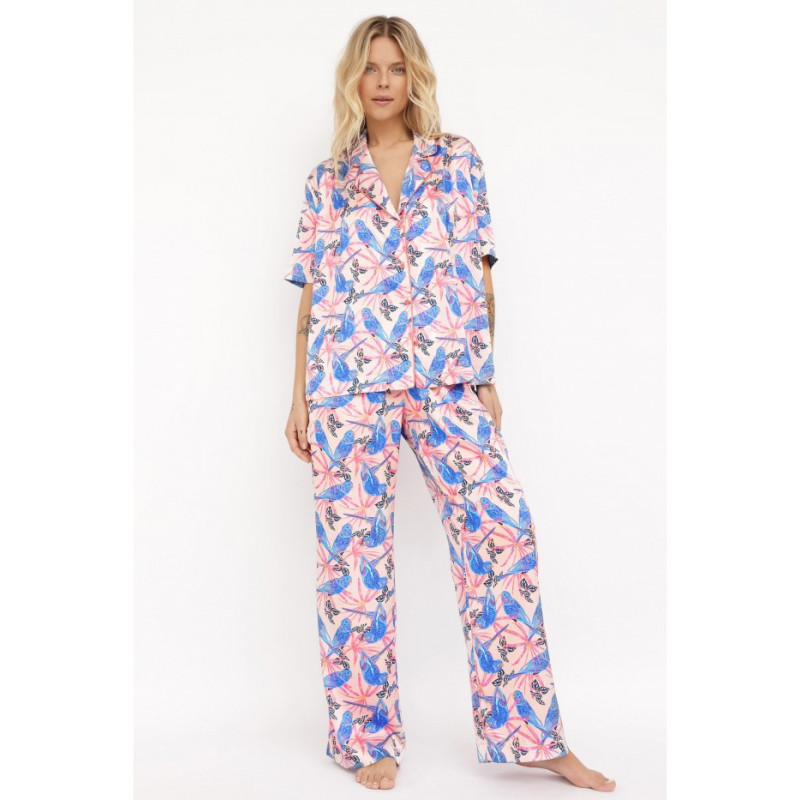 LA133 Koszula do spania z krótkimi rękawami - model 2