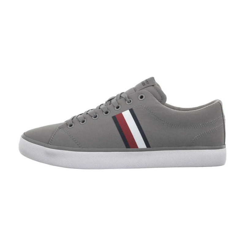 Tommy Hilfiger TH Hi Vulc Low Core Stripes Mesh Universal Grey FM0FM05393 PRY (TH1256-a) sportiniai bateliai 