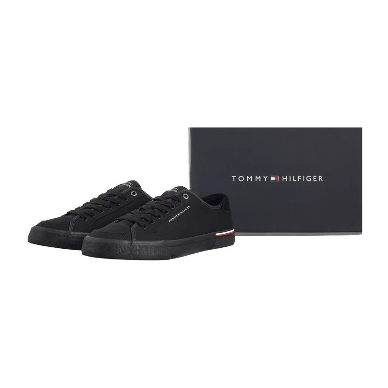 Tommy Hilfiger Core Corporate Vulc Canvas Black FM0FM05398 BDS (TH1266-a) sportiniai bateliai 