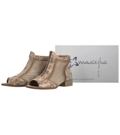 Maciejka Beżowo-Złote 06413-43/00-1 (MA1299-a) bateliai