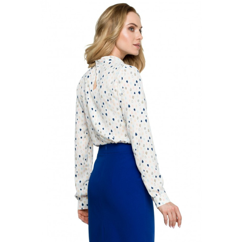 S125 Kobieca bluzka z nadrukiem - model 3