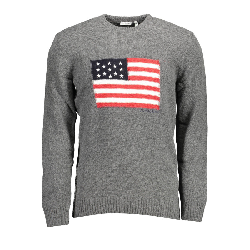 U.s. polo megztinis 62917-53280 Pilka