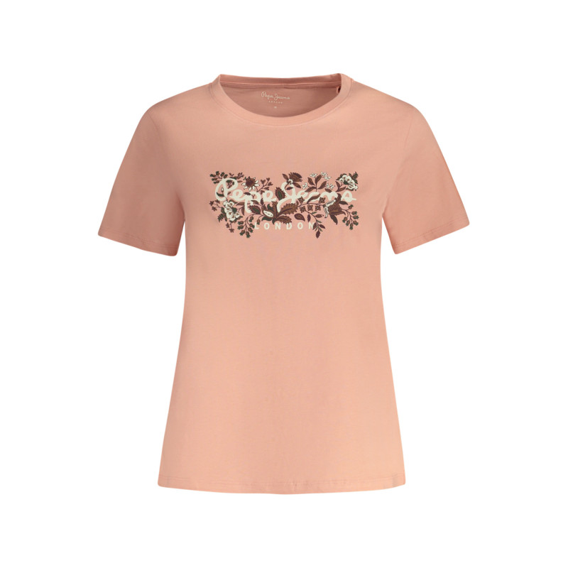 Pepe jeans marškinėliai PL506034ROSALIND Rožinė