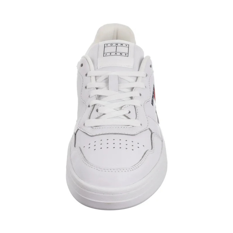 Tommy Hilfiger Tjm Cupsole Leather Ess White EM0EM01443 YBR (TH1169-b) sportiniai bateliai