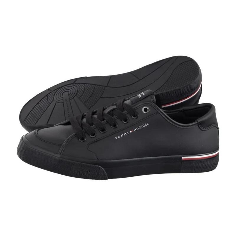 Tommy Hilfiger Core Corporate Vulc Leather Black FM0FM05399 BDS (TH1255-b) sportiniai bateliai 