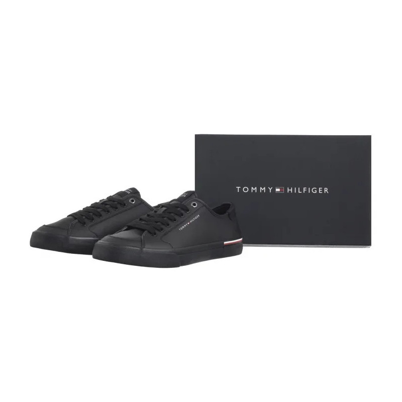 Tommy Hilfiger Core Corporate Vulc Leather Black FM0FM05399 BDS (TH1255-b) sportiniai bateliai 