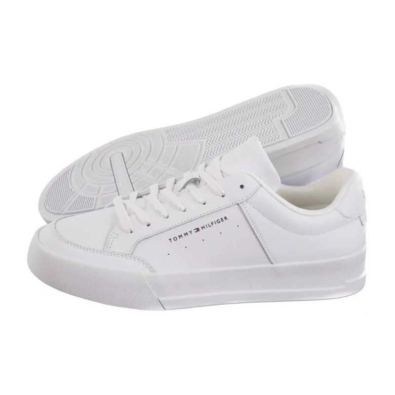 Tommy Hilfiger TH Court Mix Lth White FM0FM05489 YBS (TH1274-a) sportiniai bateliai