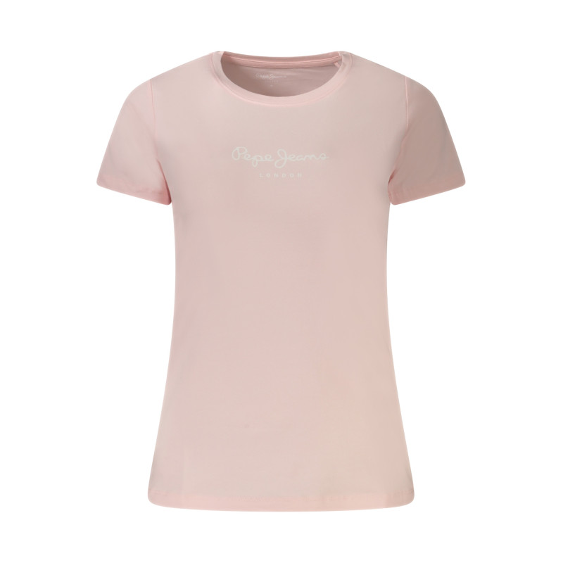 Pepe jeans marškinėliai PL505202NEWVIRGINIA Rožinė