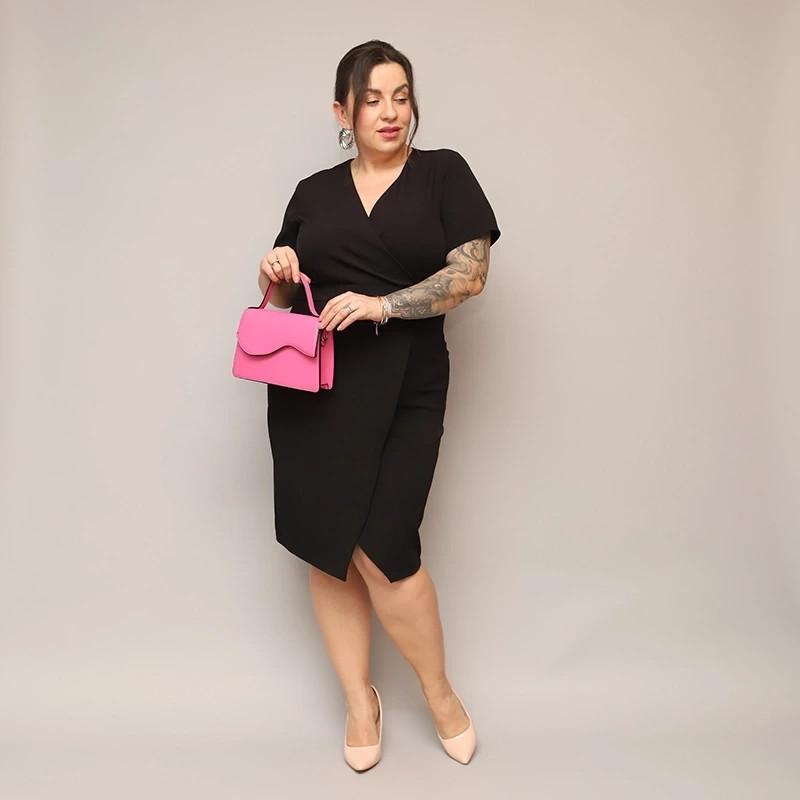 PENCIL DRESS BLACK (273ART)