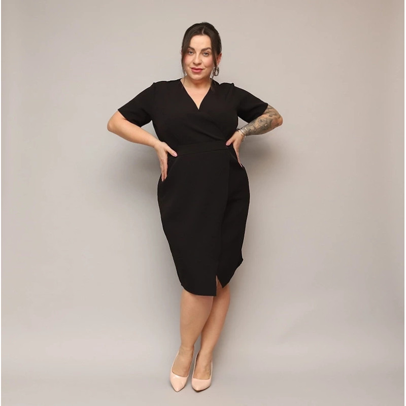 PENCIL DRESS BLACK (273ART)
