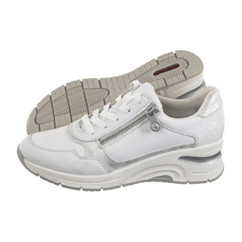 Rieker Białe N9301-80 White (RI155-b) sportiniai bateliai