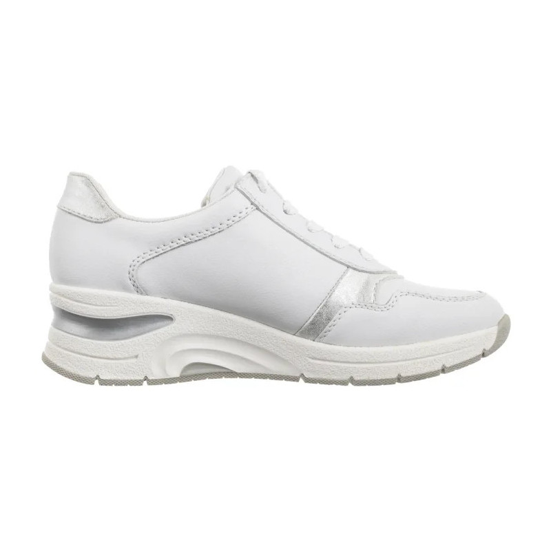 Rieker Białe N9301-80 White (RI155-b) sportiniai bateliai