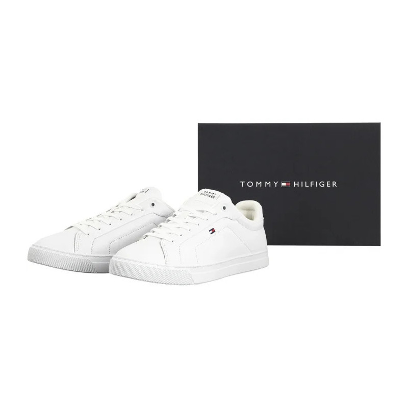 Tommy Hilfiger Icon Court Lth Flag Ess White FM0FM05317 YBS (TH1230-b) sportiniai bateliai
