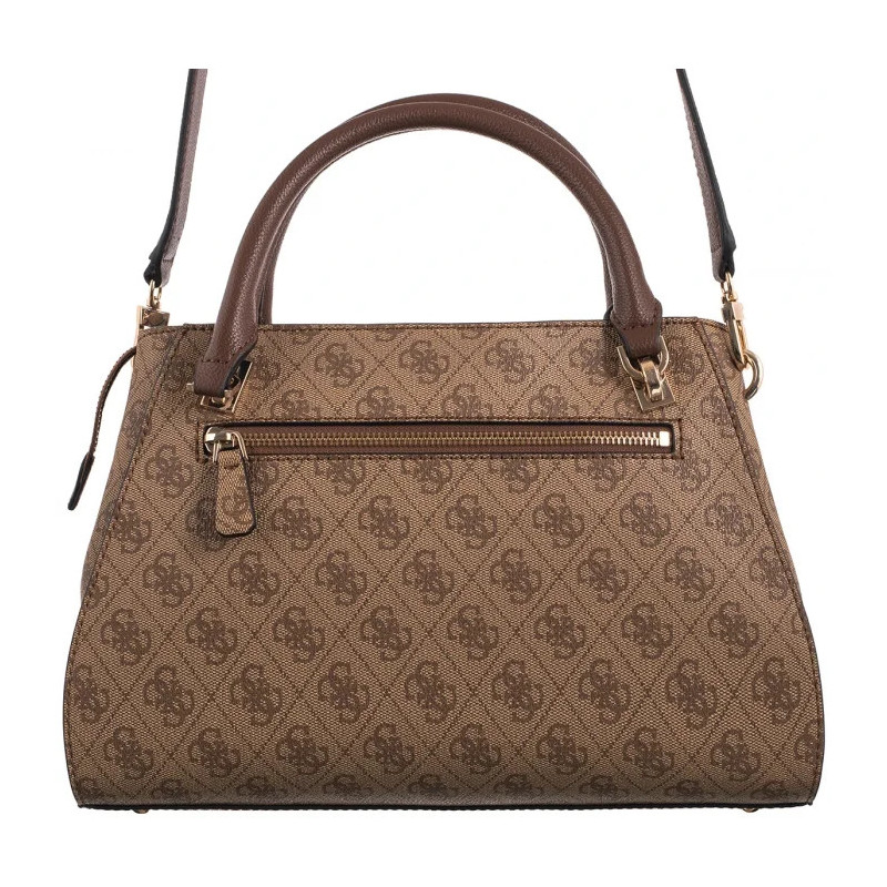 Guess Noelle Luxury Satchel HWBG78 79070 Latte Logo/Brown (GU719-a) rankinė
