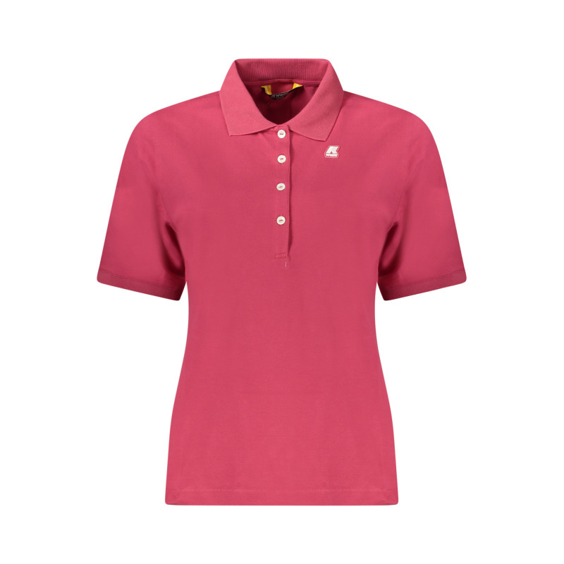 K-way polo marškinėliai K81265WALI Rožinė