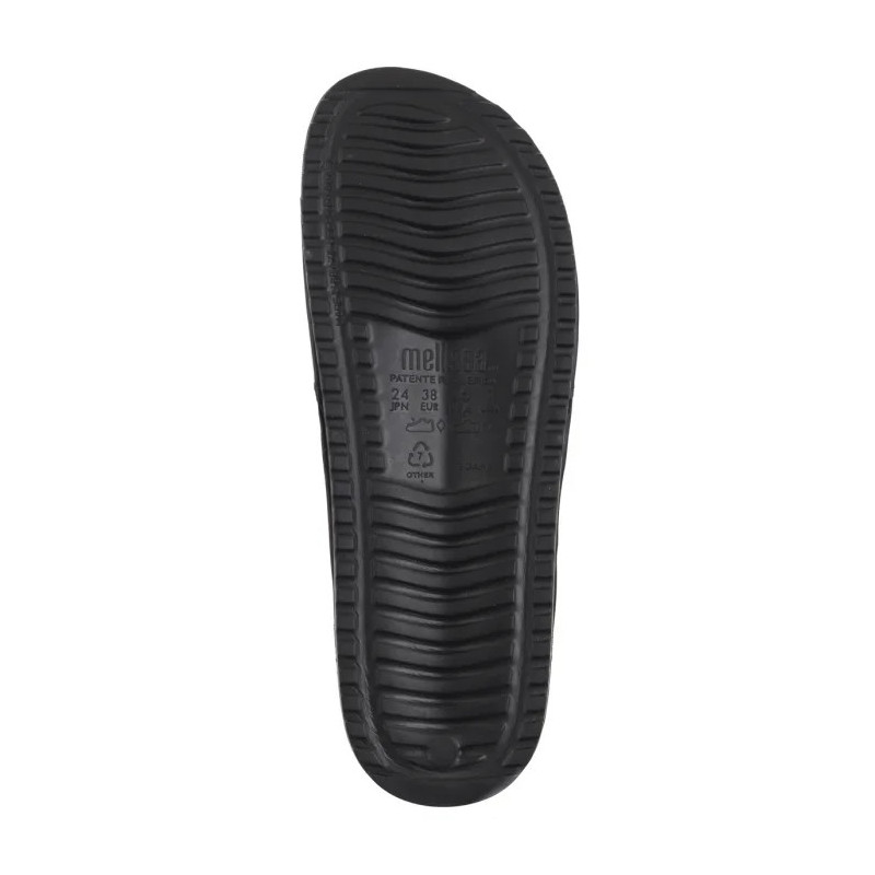 Melissa Cozy Slide AD 33913/AN716 Black/Clear Tortoise (ML328-b) Moteriški batai/šlepetės