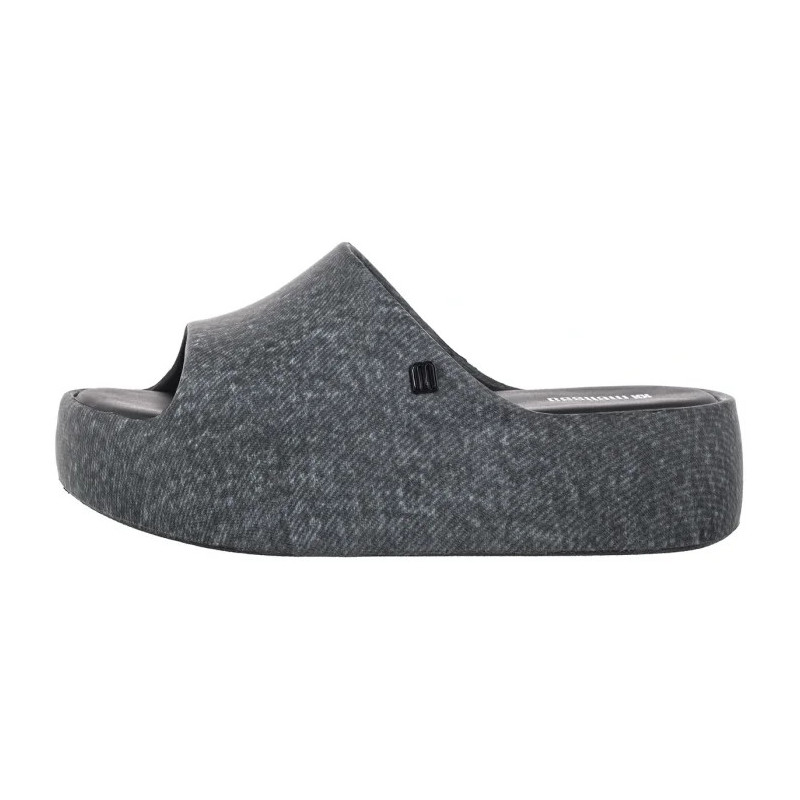 Melissa Free Platform Slide Denim AD 36149/BG691 Black Jeans (ML345-a) Moteriški batai/šlepetės