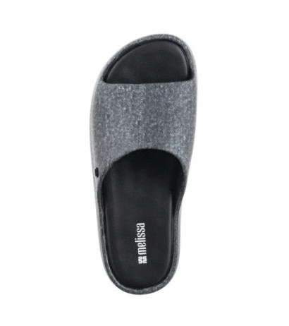 Melissa Free Platform Slide Denim AD 36149/BG691 Black Jeans (ML345-a) Moteriški batai/šlepetės