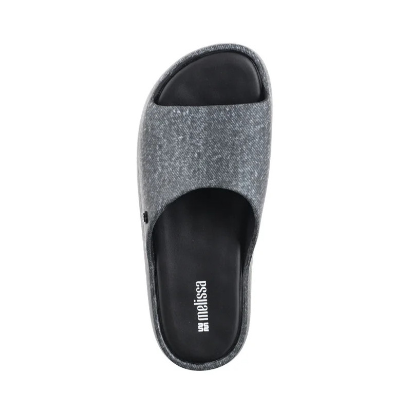 Melissa Free Platform Slide Denim AD 36149/BG691 Black Jeans (ML345-a) Moteriški batai/šlepetės