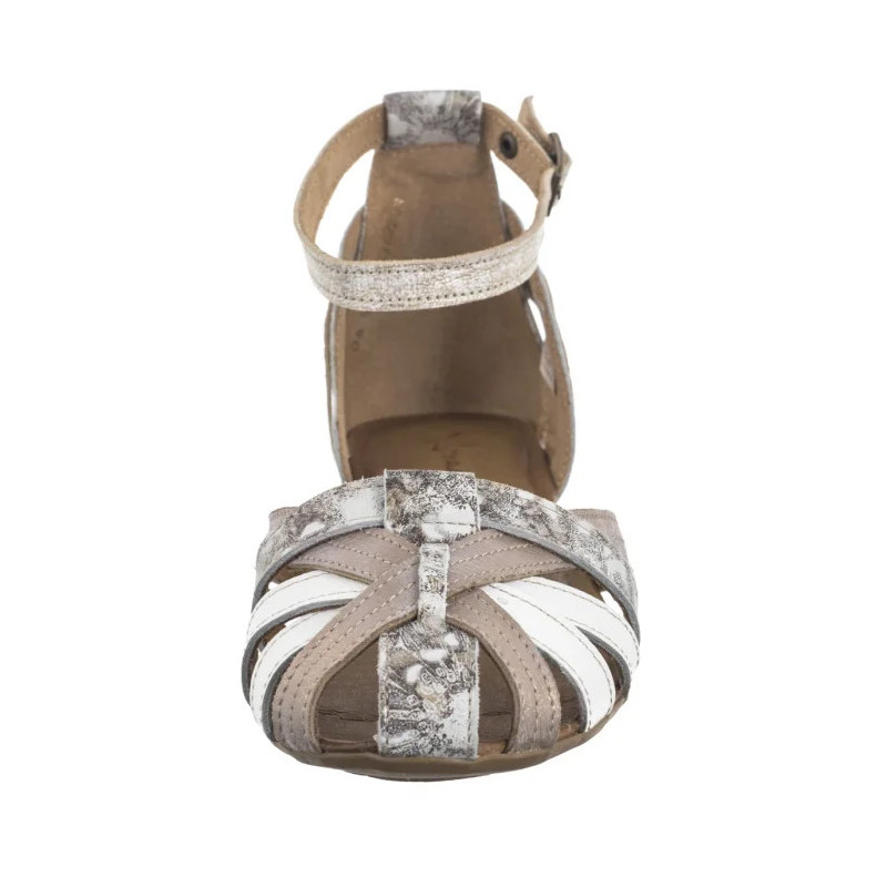 Maciejka Złoto-Białe 01924-48/00-5 (MA600-j) sandalai