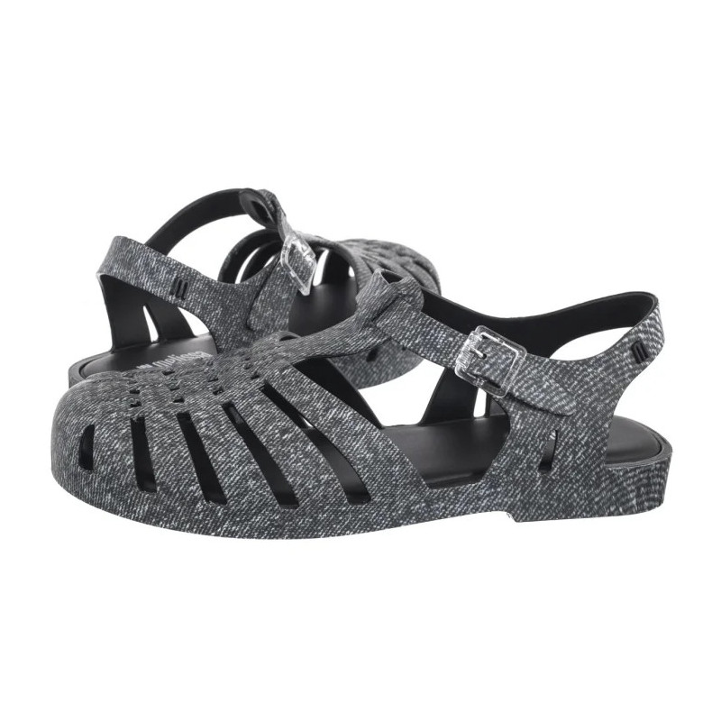 Melissa Possession Print Denim 36133/BG672 Black Jeans (ML340-a) sandalai
