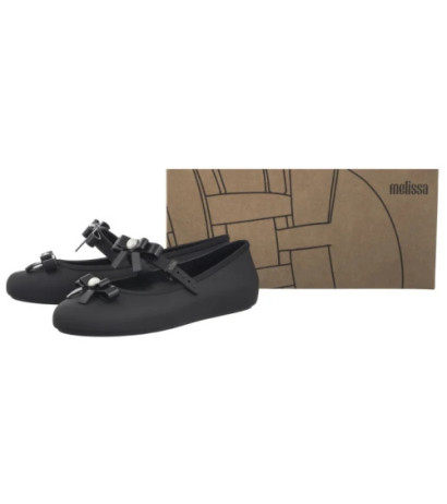 Melissa Soft Ballerina Bow AD 35971/BE619 Black (ML339-b) bateliai