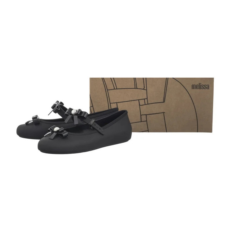 Melissa Soft Ballerina Bow AD 35971/BE619 Black (ML339-b) bateliai