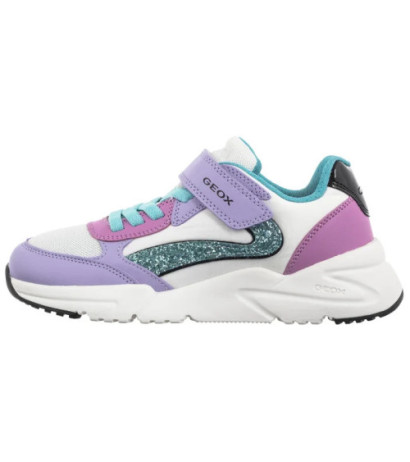 Geox J Loftus A - Gbk+Nylon Lilac/Turquoise J46M2A 054FU C8320 (GE204-a) sportiniai bateliai