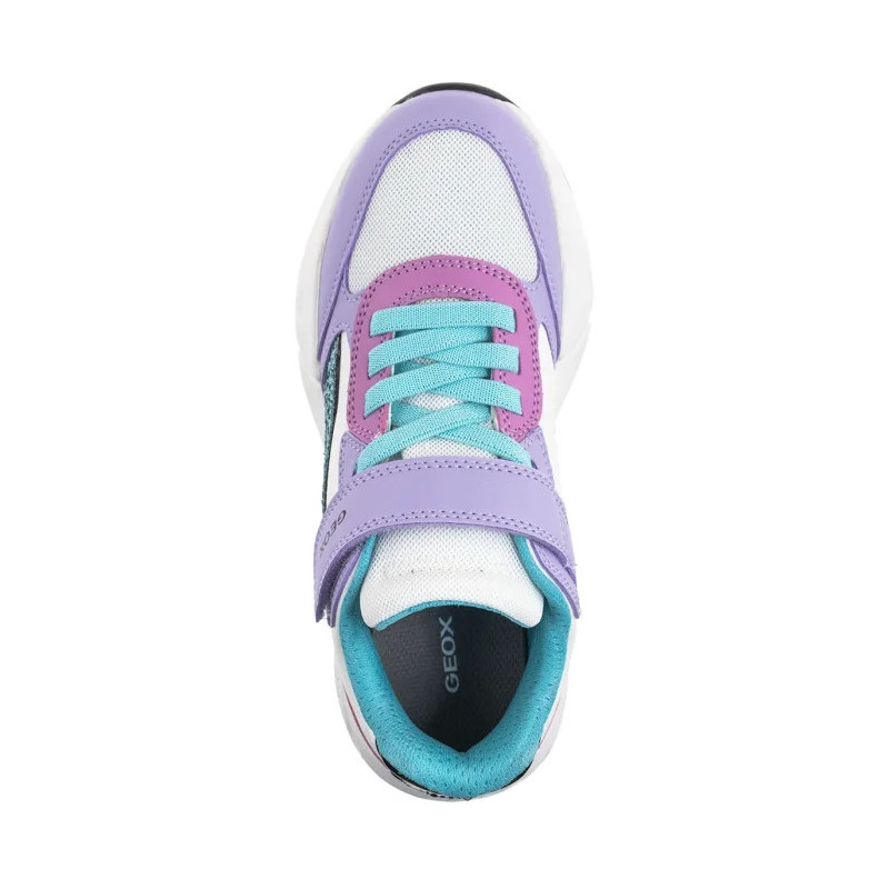 Geox J Loftus A - Gbk+Nylon Lilac/Turquoise J46M2A 054FU C8320 (GE204-a) sportiniai bateliai
