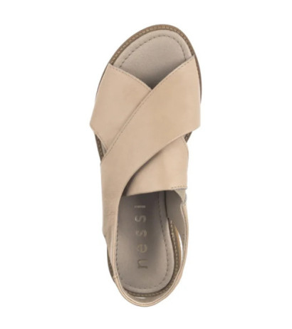 Nessi Beżowe 19560 119 (NE186-d) sandalai