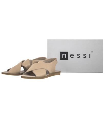 Nessi Beżowe 19560 119 (NE186-d) sandalai