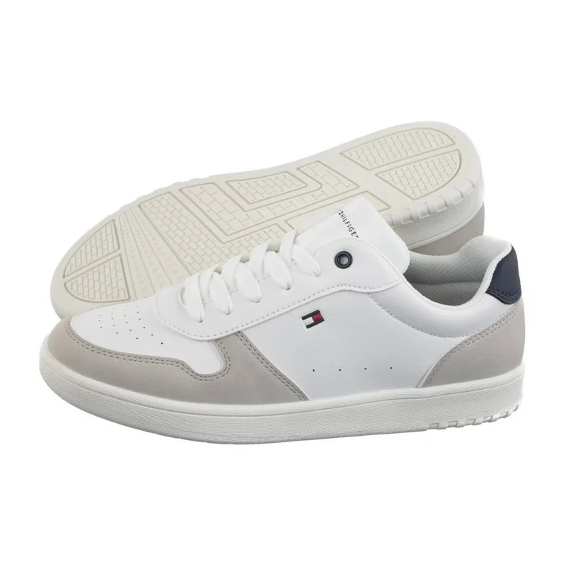 Tommy Hilfiger Low Cut Lace-Up Sneaker Grey/White/Blue T3X9-33849-1269B041 (TH1286-a) sportiniai bateliai