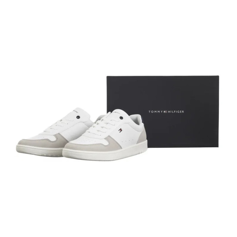 Tommy Hilfiger Low Cut Lace-Up Sneaker Grey/White/Blue T3X9-33849-1269B041 (TH1286-a) sportiniai bateliai
