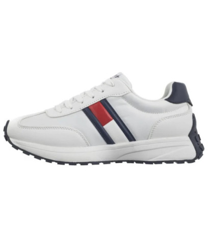Tommy Hilfiger Flag Low Cut Lace-Up Sneaker White/Blue T3X9-33877-1695X336 (TH1287-a) sportiniai bateliai