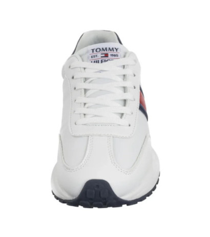 Tommy Hilfiger Flag Low Cut Lace-Up Sneaker White/Blue T3X9-33877-1695X336 (TH1287-a) sportiniai bateliai