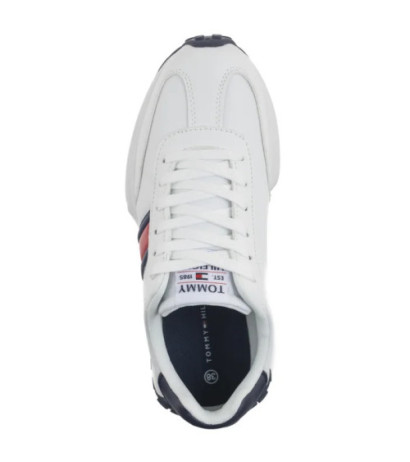 Tommy Hilfiger Flag Low Cut Lace-Up Sneaker White/Blue T3X9-33877-1695X336 (TH1287-a) sportiniai bateliai