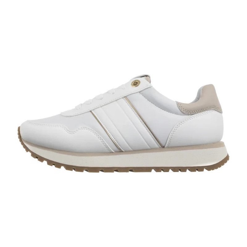 Tommy Hilfiger Low Cut Lace-Up Sneaker White/Beige T3A9-33758-1695X223 (TH1288-a) sportiniai bateliai
