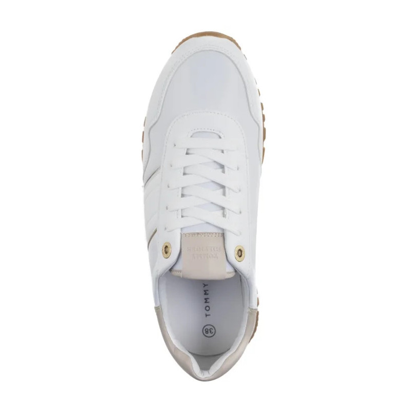 Tommy Hilfiger Low Cut Lace-Up Sneaker White/Beige T3A9-33758-1695X223 (TH1288-a) sportiniai bateliai