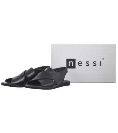 Nessi Czarne 19560SP (NE432-a) sandalai
