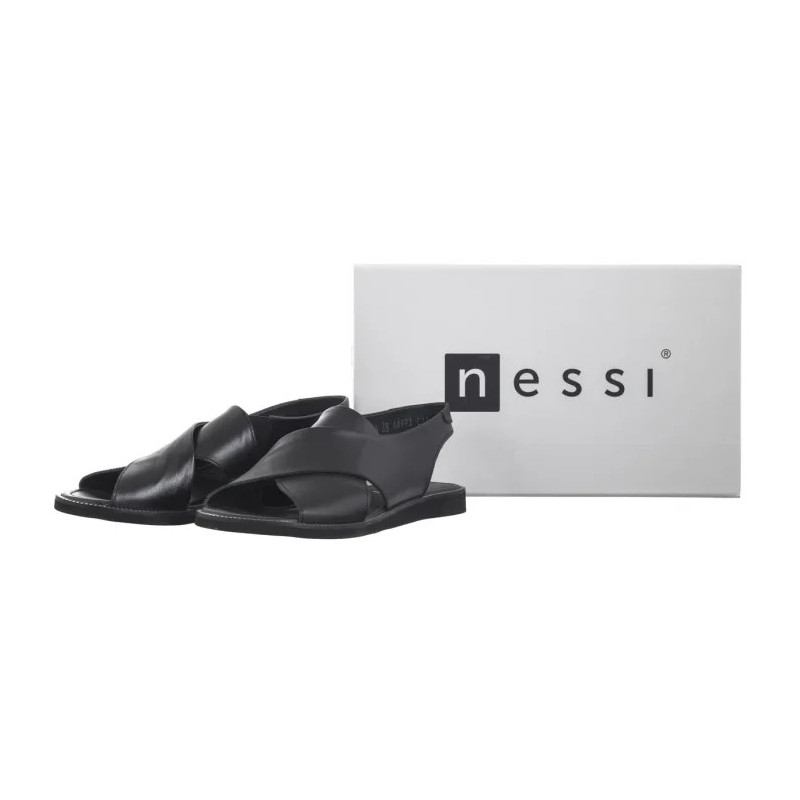 Nessi Czarne 19560SP (NE432-a) sandalai