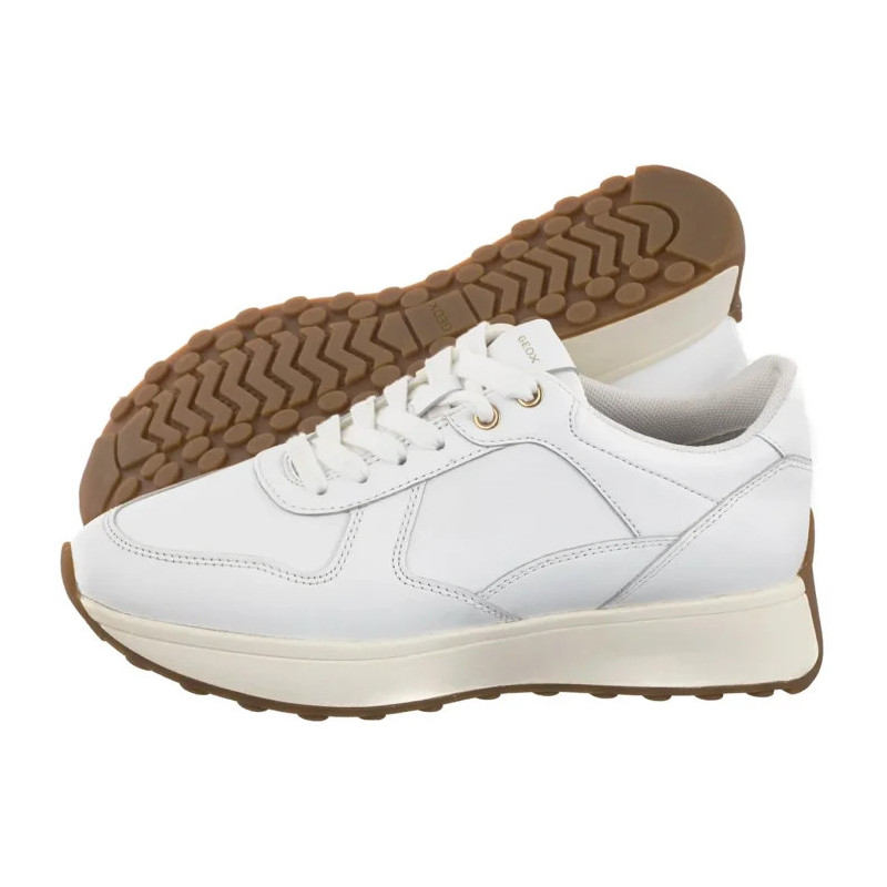 Geox D Amabel A - Nappa White D45MDA 00085 C1000 (GE206-a) bateliai