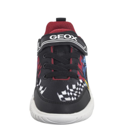 Geox J Wroom B. D -Pr.Mesh + Pr.Dbk Black/Red J55GAD 02ACE C0048 (GE205-a) sportiniai bateliai