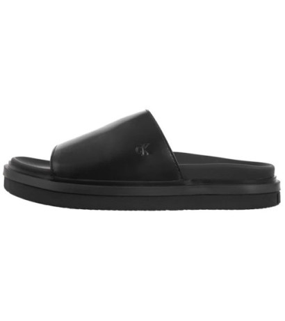 Calvin Klein Flat Molded Sandal Slide Triple Black YW0YW01710 0GJ (CK628-a) Moteriški batai/šlepetės