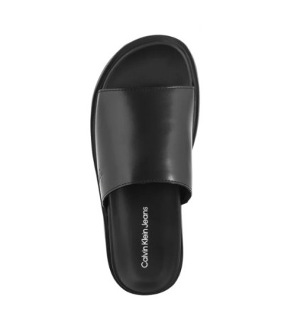 Calvin Klein Flat Molded Sandal Slide Triple Black YW0YW01710 0GJ (CK628-a) Moteriški batai/šlepetės