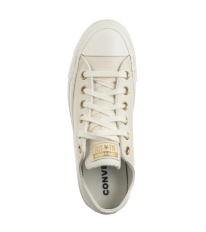 Converse CTAS Ox Egret/Egret/Gold A13814C (CO744-a) bateliai