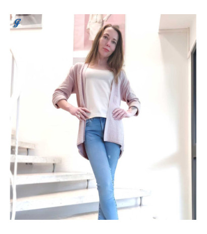 Ashley brooke viršus, šviesiai smėlio spalvos